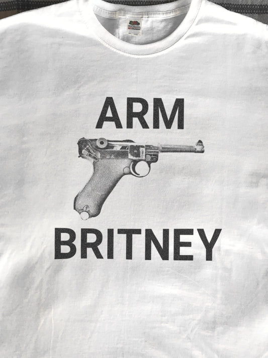 Arm Britney White T-Shirt
