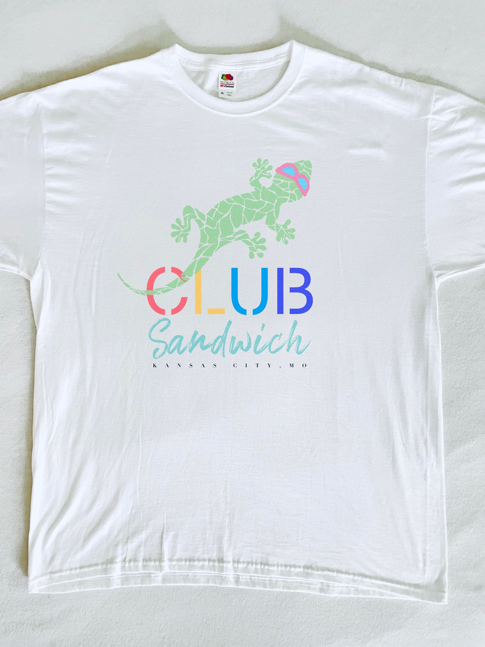 Club Sandwich Gecko T-Shirt